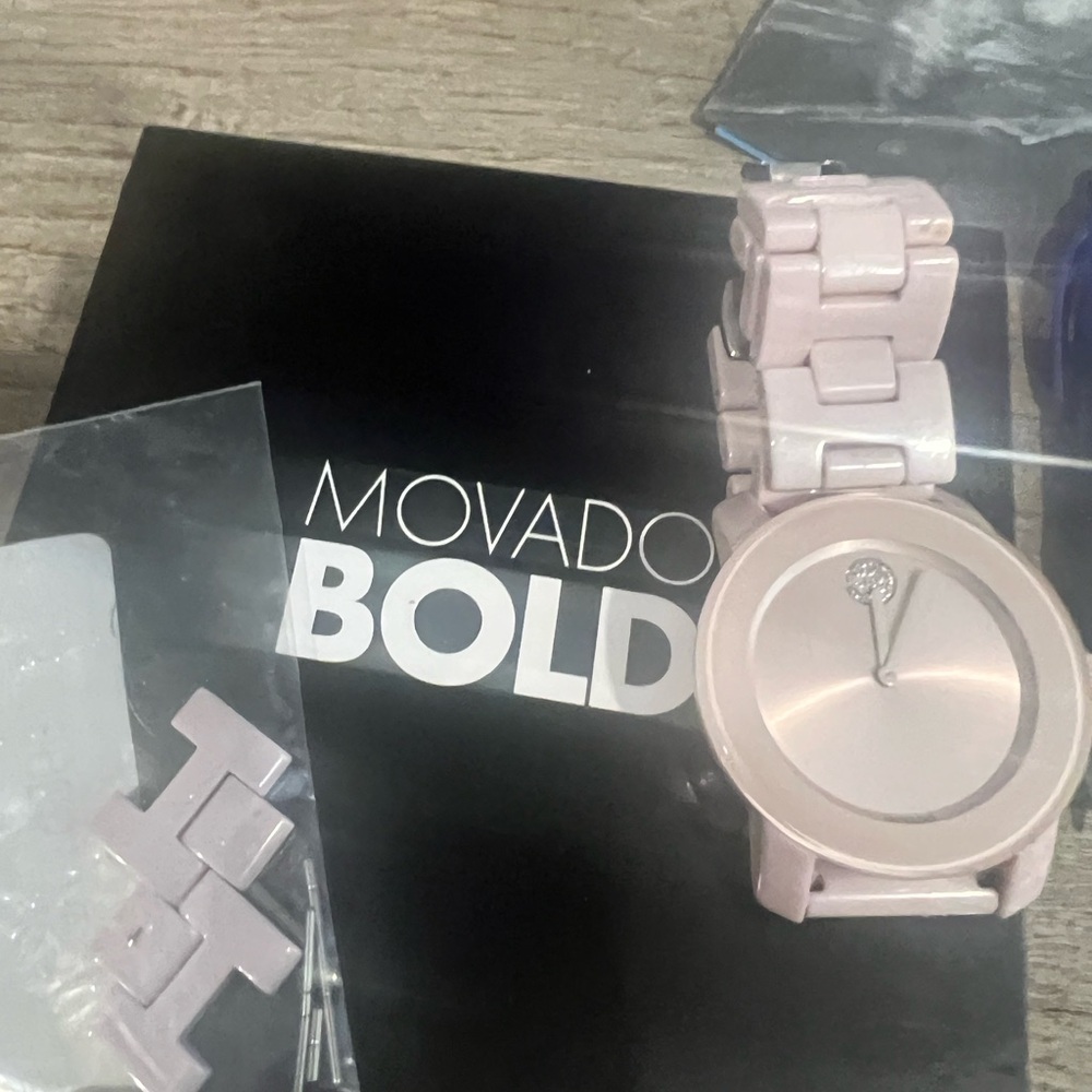 Pink Bold Ceramic Watch